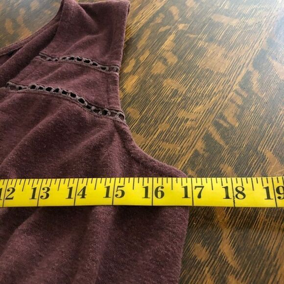 Prana Heathery Maroon Cozy Up Korrine Sleeveless Dress - Picture 11 of 15